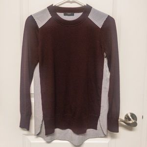 J. Crew burgundy sweater
